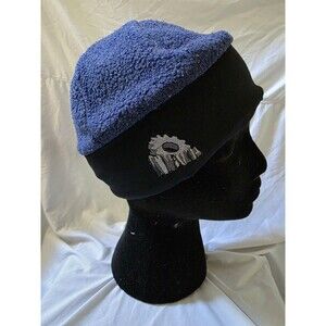 Vintage 90s Granite Gear Fleece Hat Rare USA Made Spell Out Logo Unisex Small